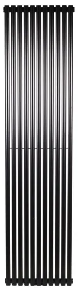 Трубчатый радиатор Betatherm вертикальный Elipse 1 1800x445 (Черный RAL9005M, подк. №99)